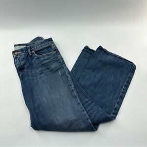 Old Navy Vintage Boy Cut Jeans – Size 10 Short, Medium/Dark Wash, 100% Cotton